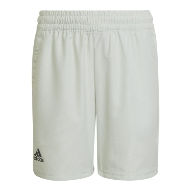 adidas Spodenki tenisowe Short Club Logo #22 jasna zieleń dla chłopców